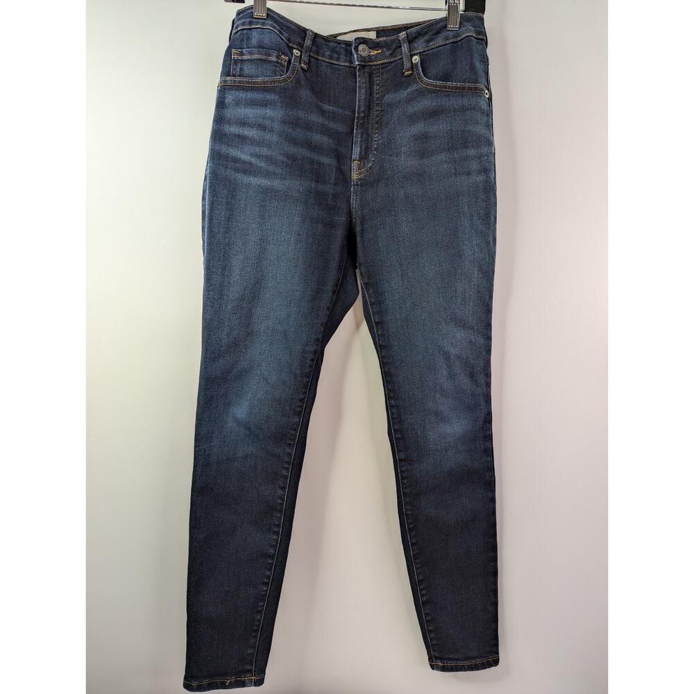 Everlane The Curvy High Rise Skinny Jean Dark Blue Size 29 Elevated Essential